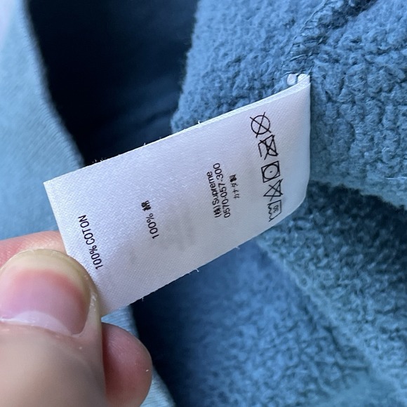 Supreme Shine Hoodie Men's Medium Gray Brillo Logo Cotton Fleece Sweatshirt 2021 - Picture 12 of 15